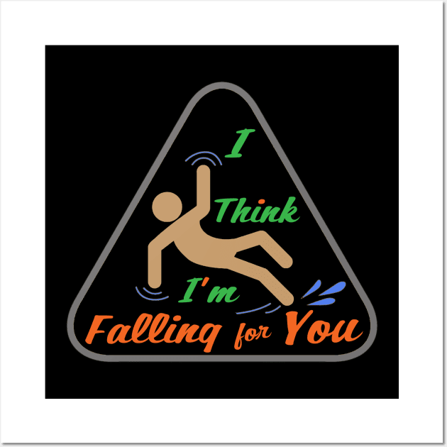 I think I'm falling in love with you Wall Art by alienartfx